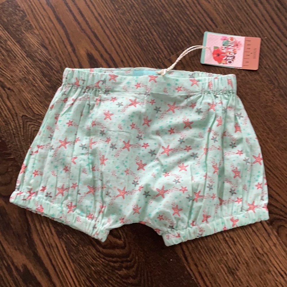 Lulaland organic cotton bloomer short 4T